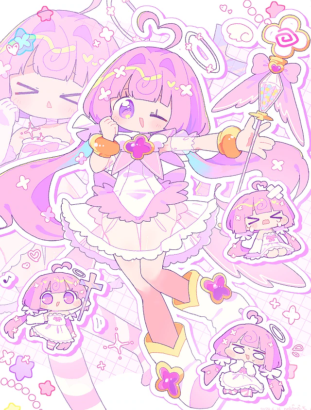 ぽわぽわぷてぃこんてんしさま - 桃寝ちのい 1