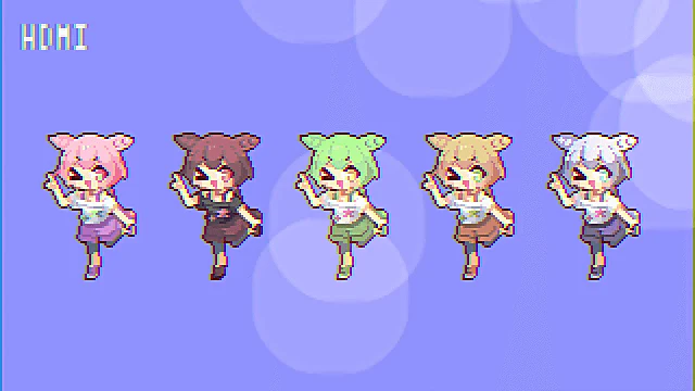 ドットアニメーション